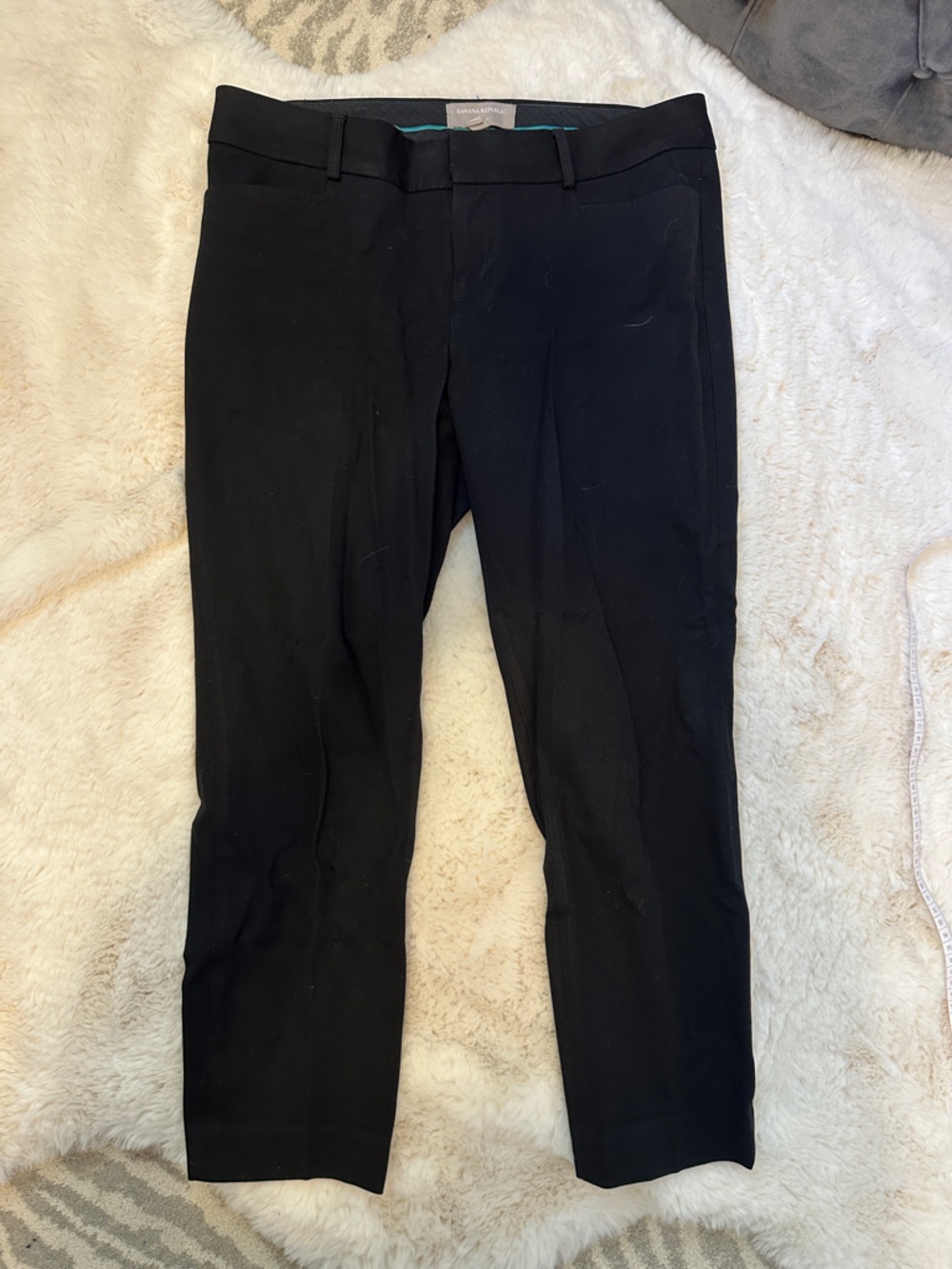 Banana Republic Sloan fit black skinny trousers, size 6